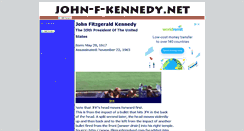 Desktop Screenshot of john-f-kennedy.net