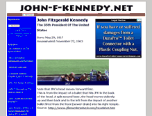 Tablet Screenshot of john-f-kennedy.net